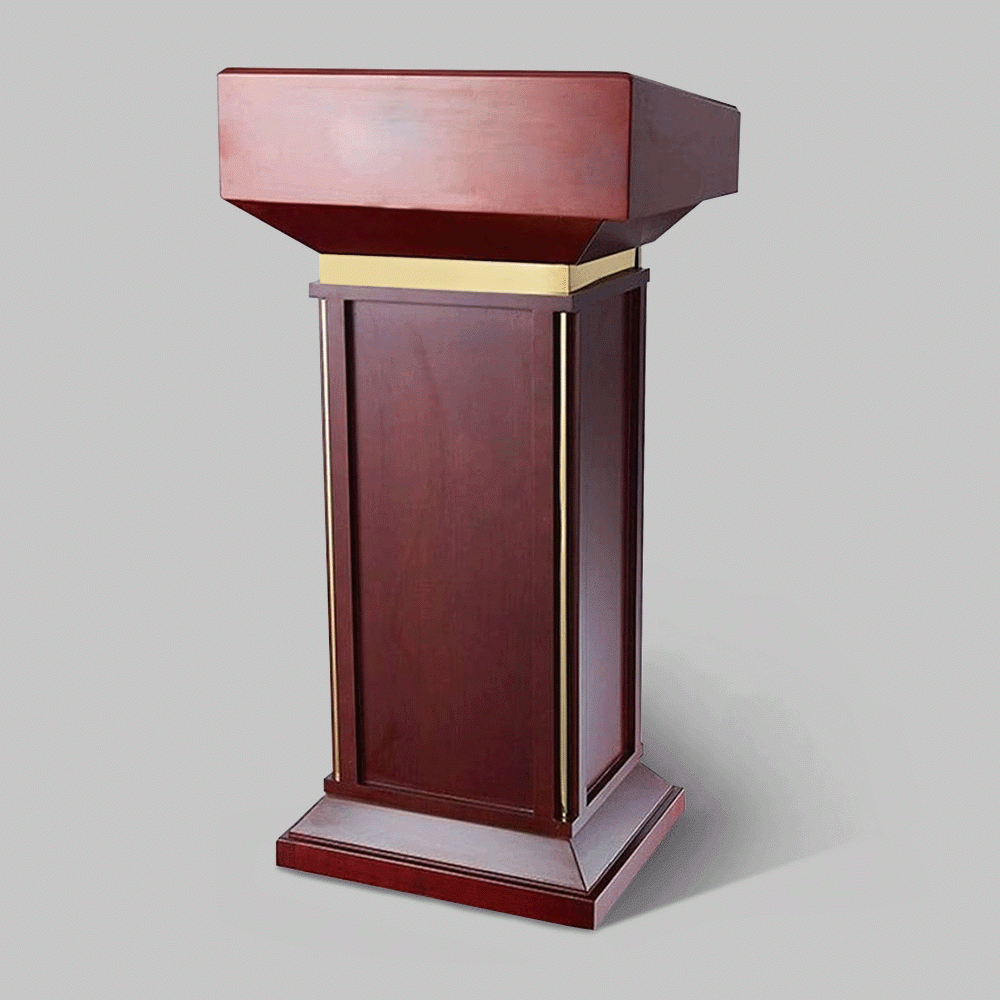 SKU: HS-N011 WOODEN PODIUM STAND
