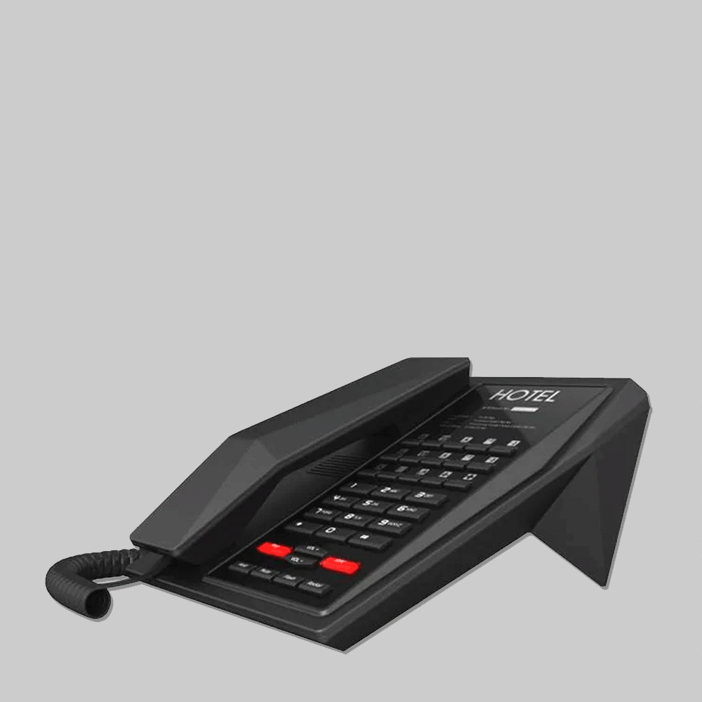ACE-8901-SI TELEPHONE FOR HOTEL ROOM - SILVER