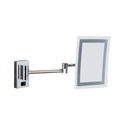 HS-559 WALL MOUNTED MAGNIFYING MIRROR WITH LED LIGHT Dim.: L:22xW:16cm