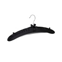 SB1/STY01 SATIN PADDED HANGER WITH CHROME HOLDER 38x11.5cm