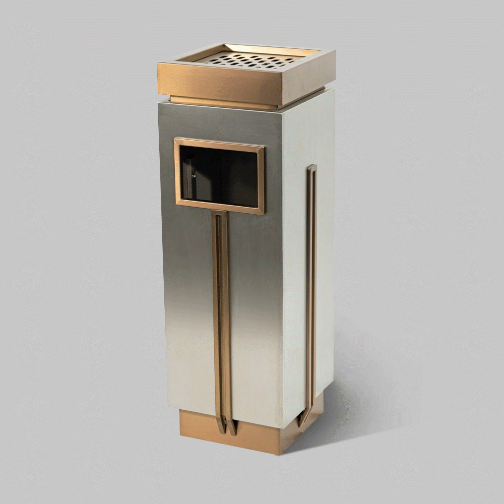 SKU: HS-110A STANDING BIN WITH ASHTRAY