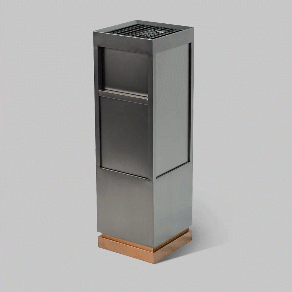 SKU: HS-447 STANDING BIN WITH ASHTRAY