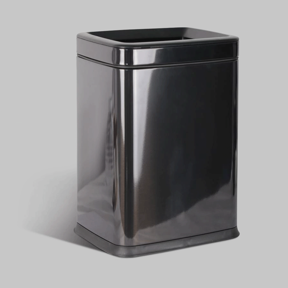 SKU: HDX-102 OPEN TOP STAINLESS STEEL WASTE BIN 8Ltr