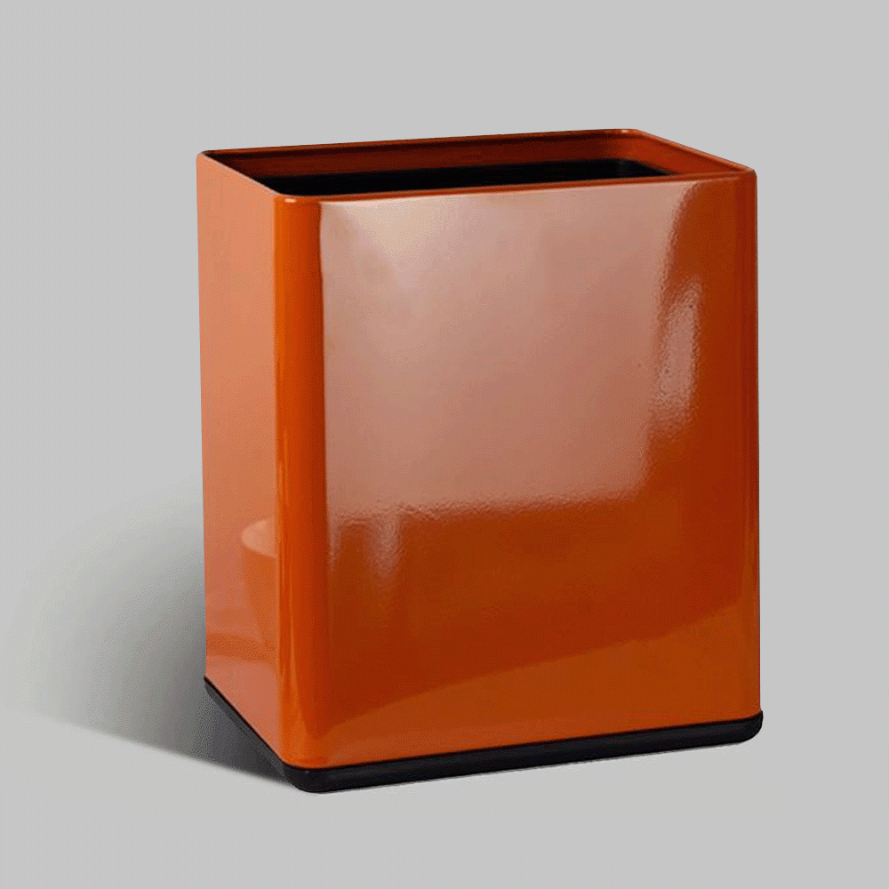 SKU: HDX-103OR OPEN TOP METAL WASTE BIN 12Ltr