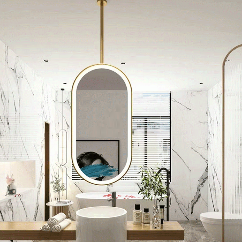 SKU: DJ-04 CEILING HANGING LED FRONT LIGHT FRAME MIRROR