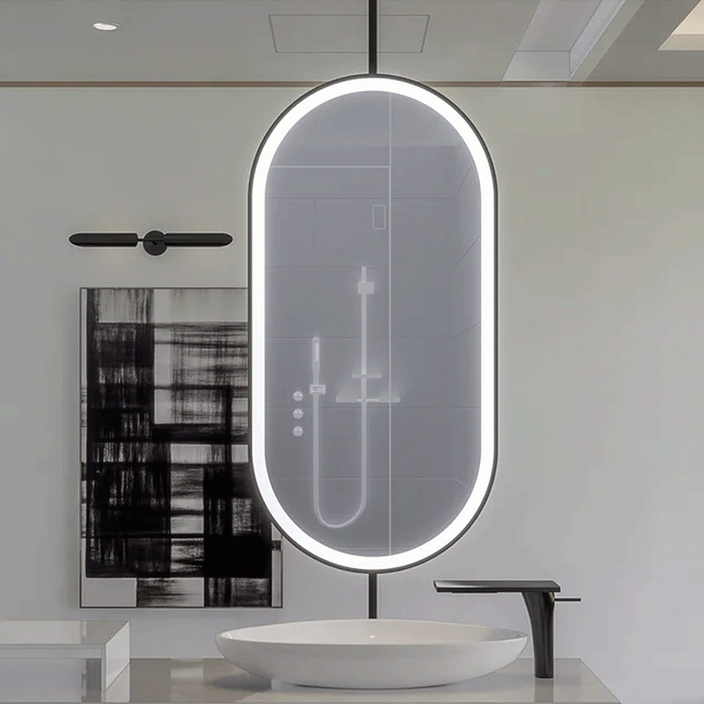 SKU: DJ-02 CEILING HANGING LED FRONT LIGHT FRAME MIRROR