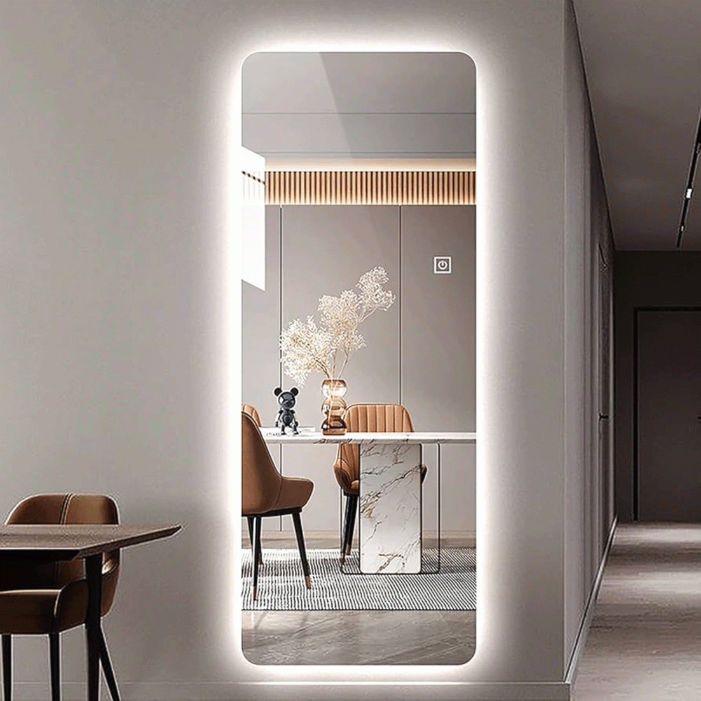 SKU: QSJ-011 FULL LENGTH LED BACKLIT FRAMELESS MIRROR