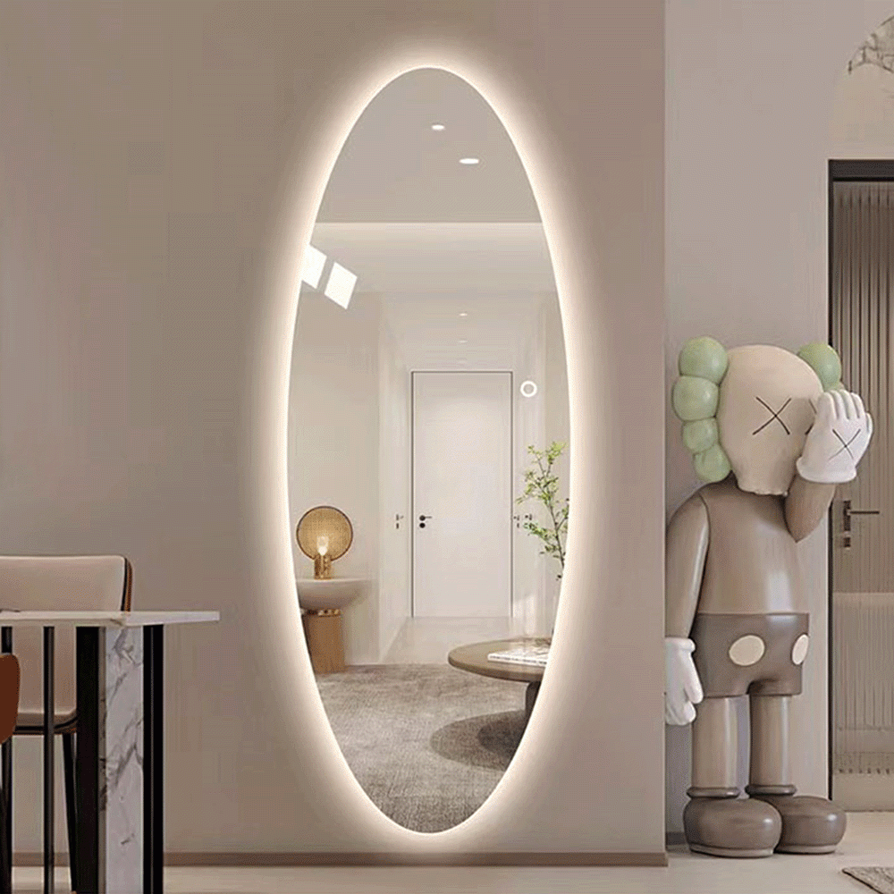 SKU: QSJ-012 FULL LENGTH LED BACKLIT FRAMELESS MIRROR
