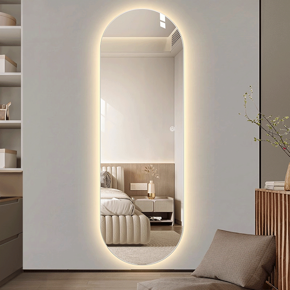 SKU: QSJ-017 FULL LENGTH LED BACKLIT FRAME MIRROR