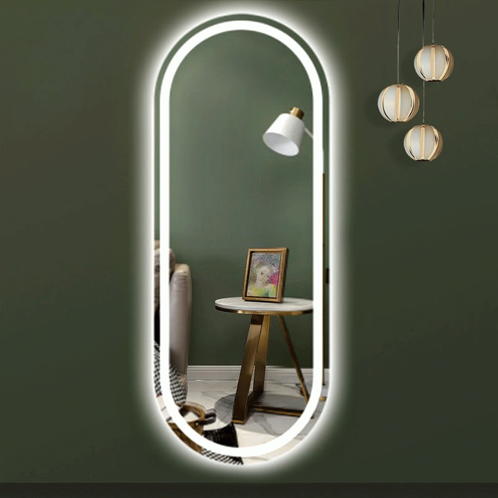SKU: QSJ-020 FULL LENGTH LED FRONT LIGHT FRAMELESS MIRROR