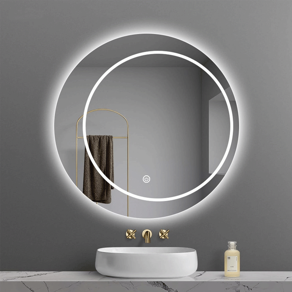 SKU: ZNJ-YJ50 LED BACKLIT FRAMELESS MIRROR