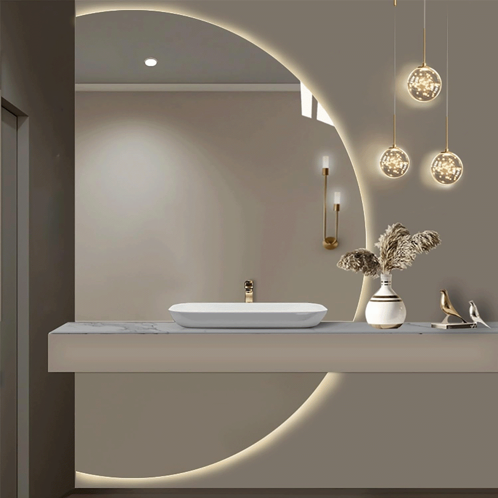 SKU: ZNJ-YX95 LED BACKLIT FRAMELESS MIRROR