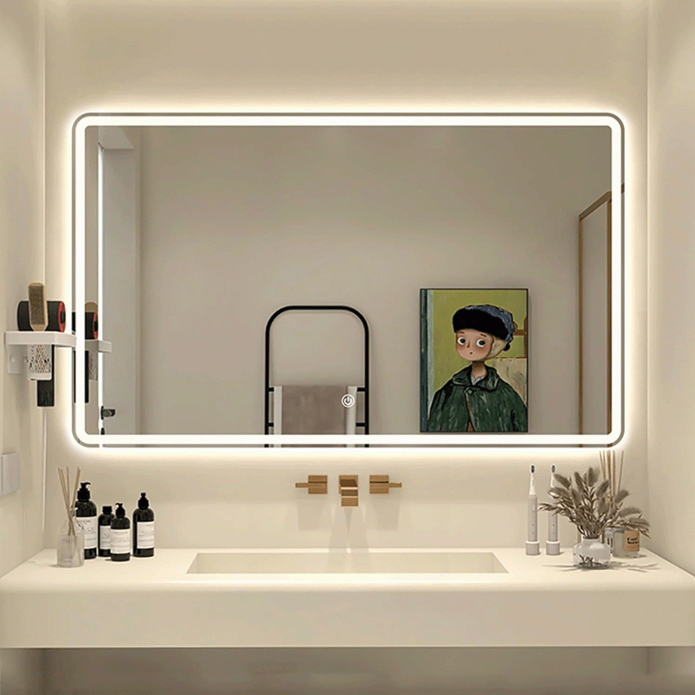 SKU: ZNJ-SG82 LED FRONT LIGHT FRAMELESS MIRROR