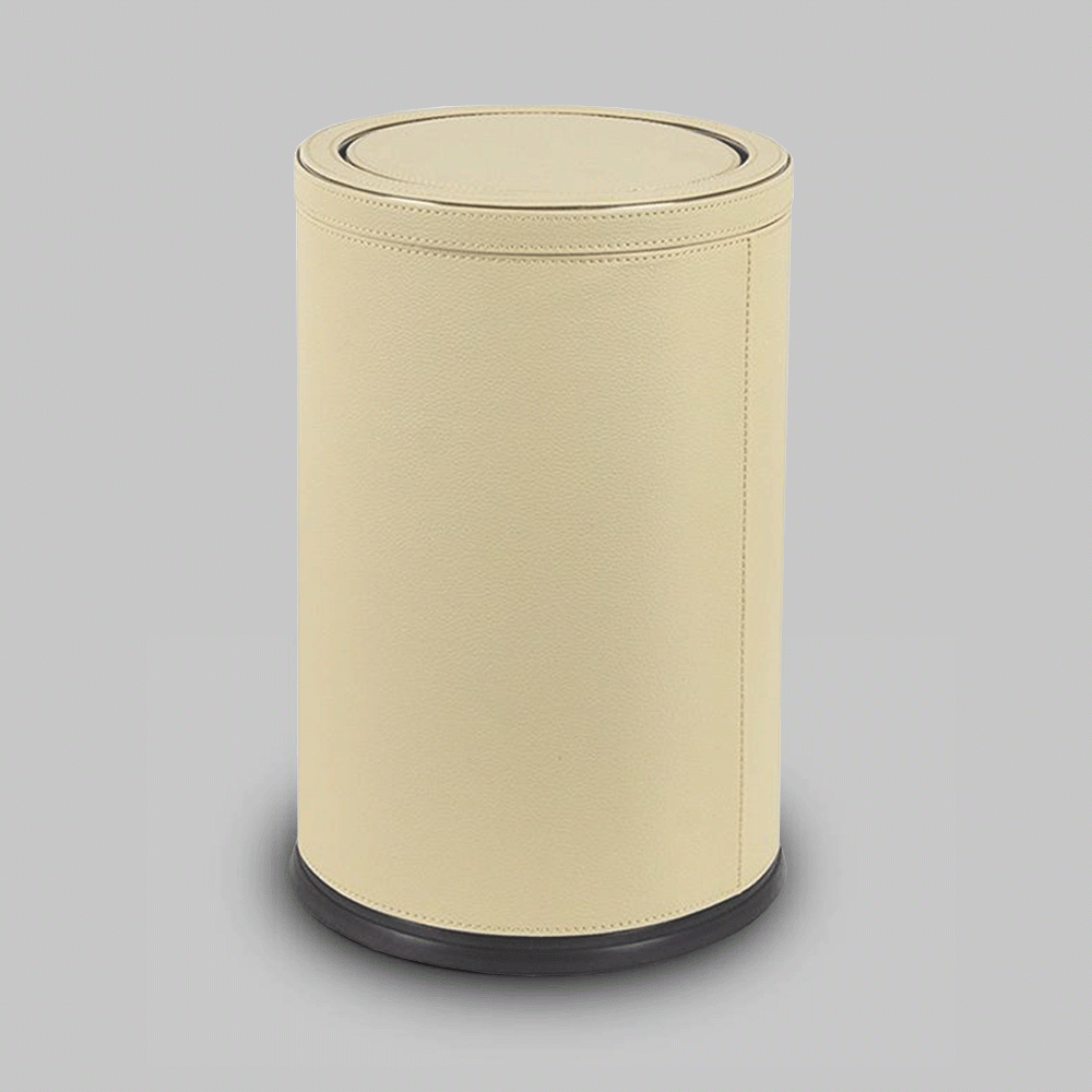 SKU: RB-10 SWING LID PU LEATHER WASTE BIN 10Ltr