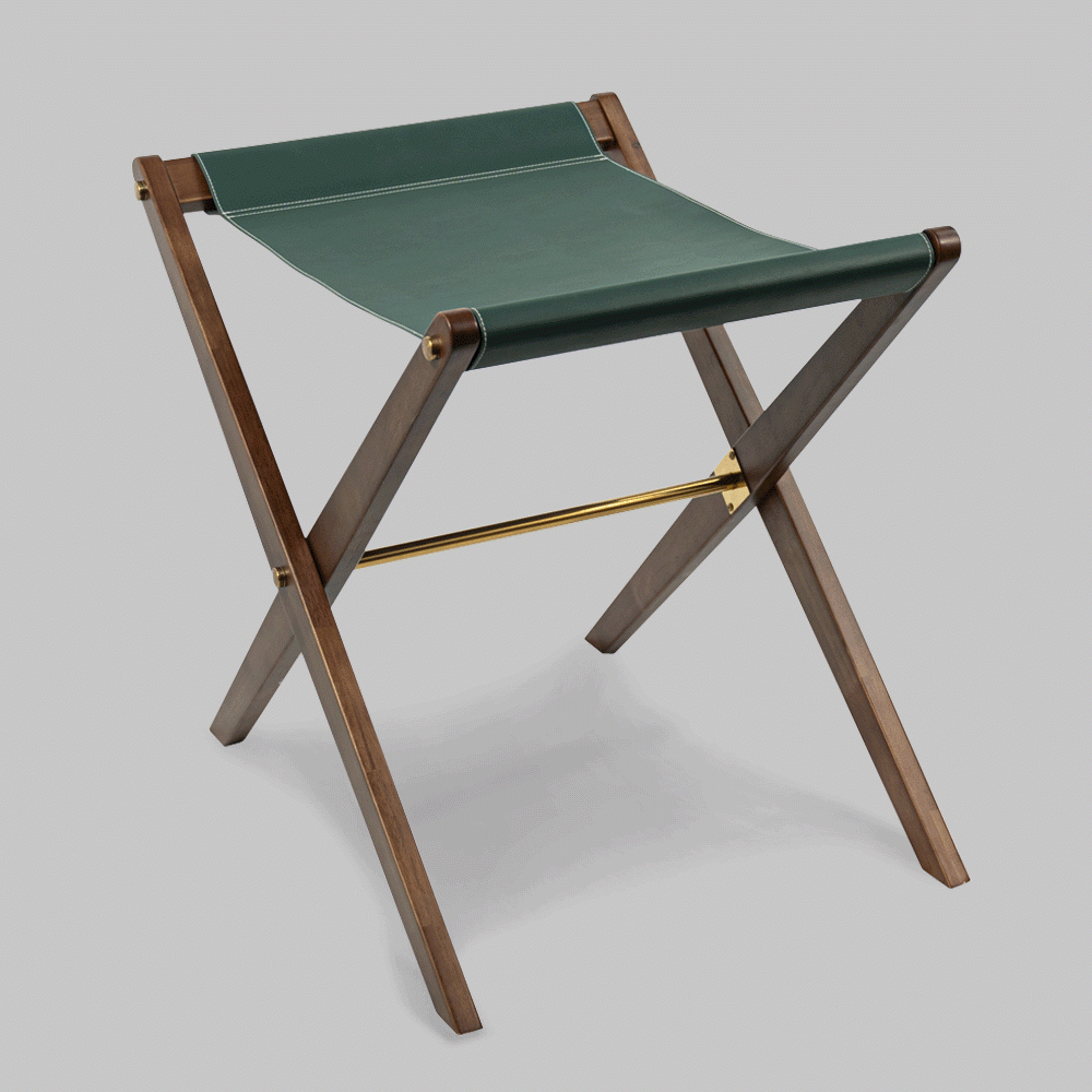 SKU: HS-3A WOODEN LUGGAGE RACK BROWN