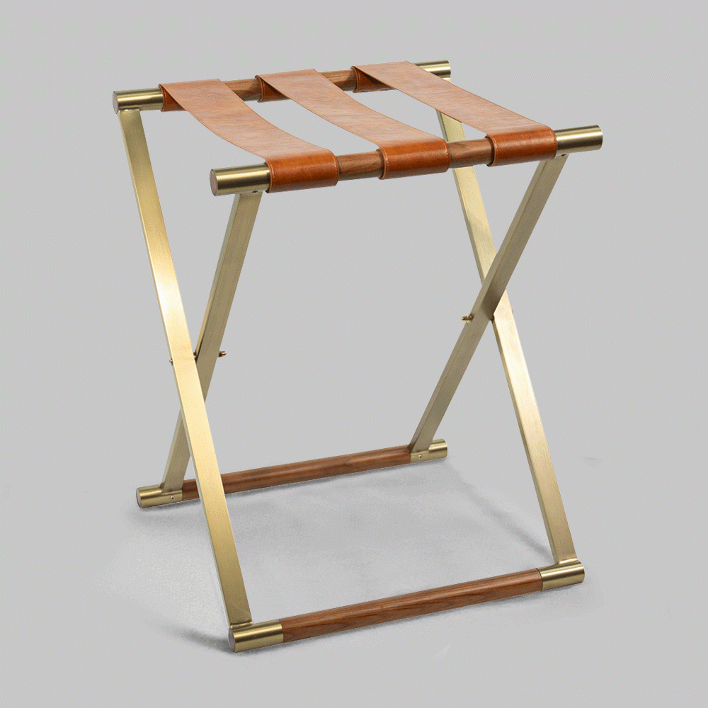 SKU: HS-7A LUGGAGE RACK TITANIUM GOLD