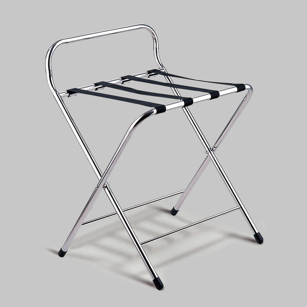 SKU: HS555070 LUGGAGE RACK WITH BACKREST STAINLESS STEEL