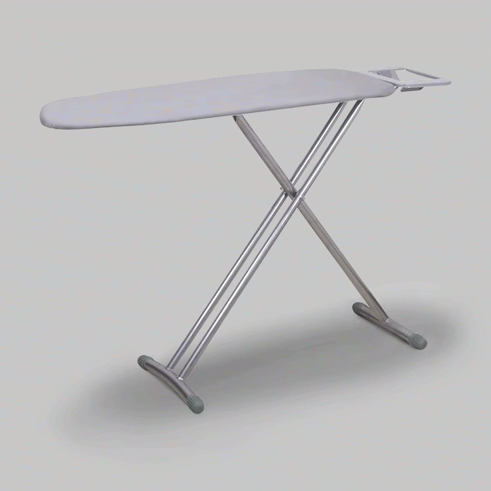 SKU: IB01 IRONING BOARD WITH IRON REST - BOARD SIZE: 92x30cm