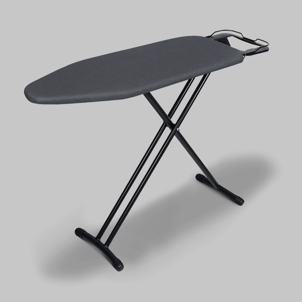 SKU: IB08-1 IRONING BOARD WITH IRON REST - BOARD SIZE:110x33cm