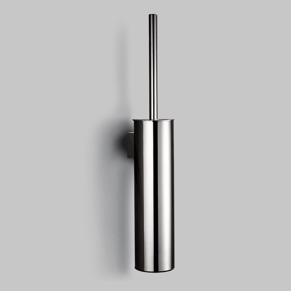 SKU: KLM709S ROUND S. STEEL WALL MOUNT TOILET BRUSH HOLDER 280mm CHROME