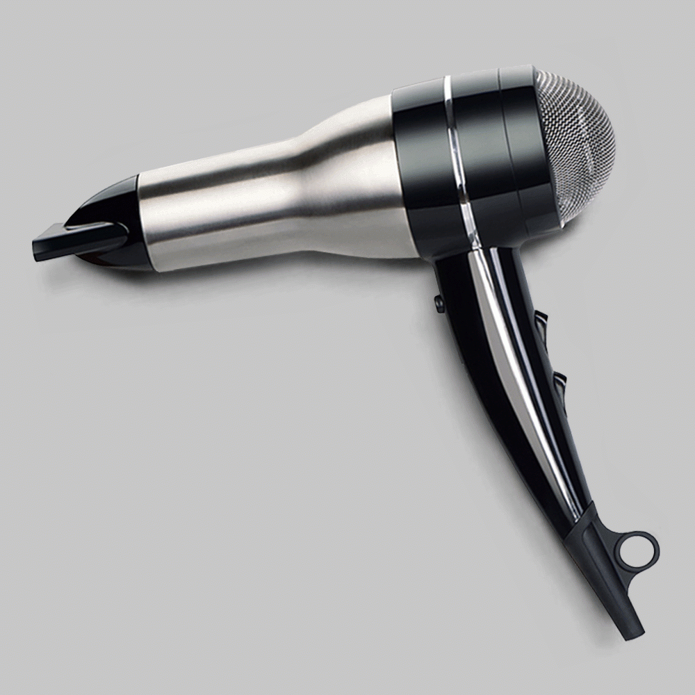 SKU: F19 PROFESSIONAL HAIR DRYER 1600W STAINLESS STEEL