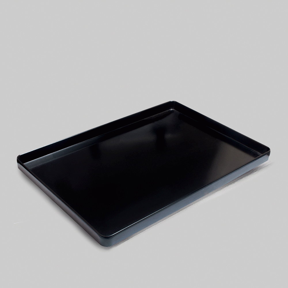 SKU: E1-TRAY MELAMINE WELCOME TRAY L:39.5cm BLACK