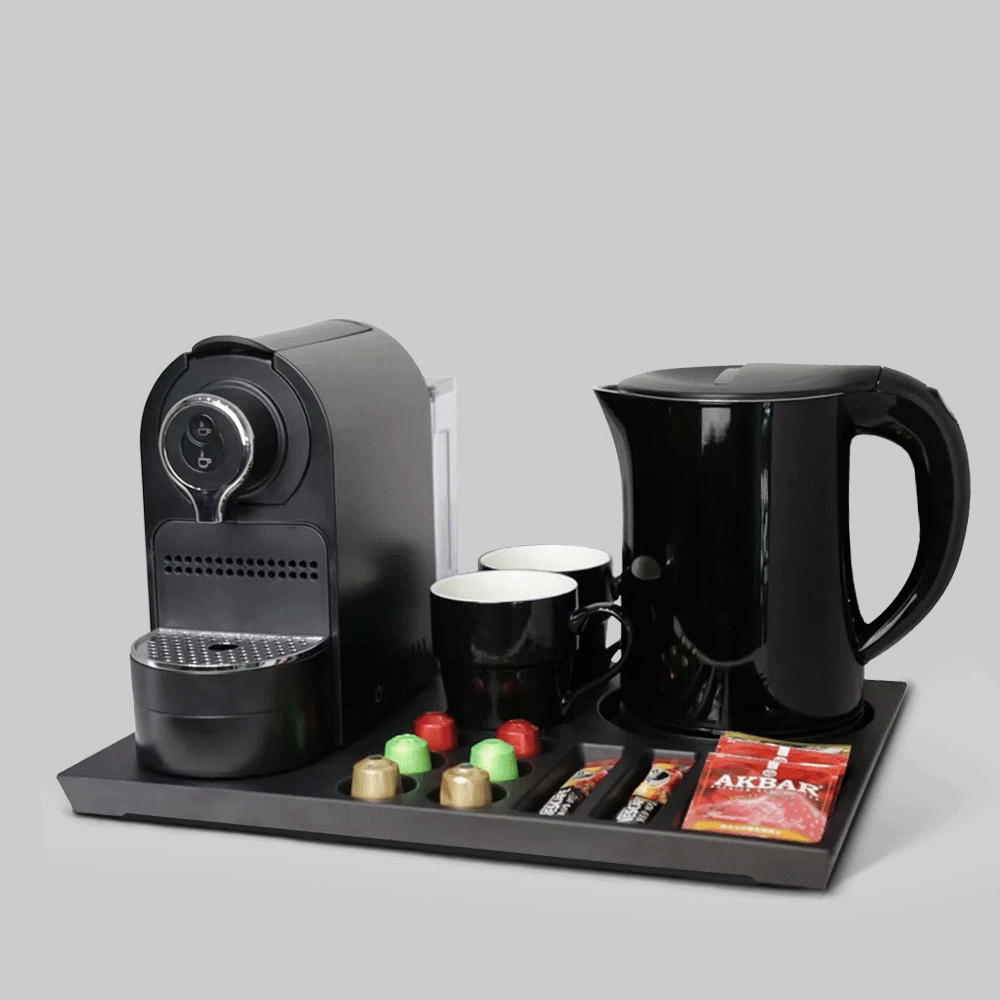 SKU: N42MBL-H1266BL SET KETTLE 1.2L & MELAMINE TRAY