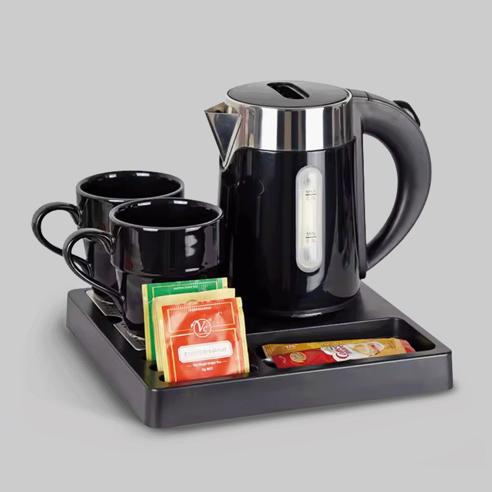 SKU: T-1-H1262 KETTLE 0.6L WITH TRAY SET