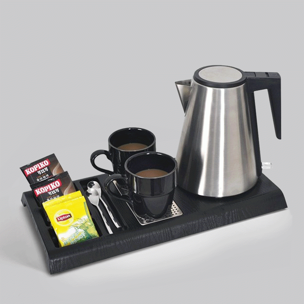 SKU: G-H1205 KETTLE 1.2L WITH TRAY SET