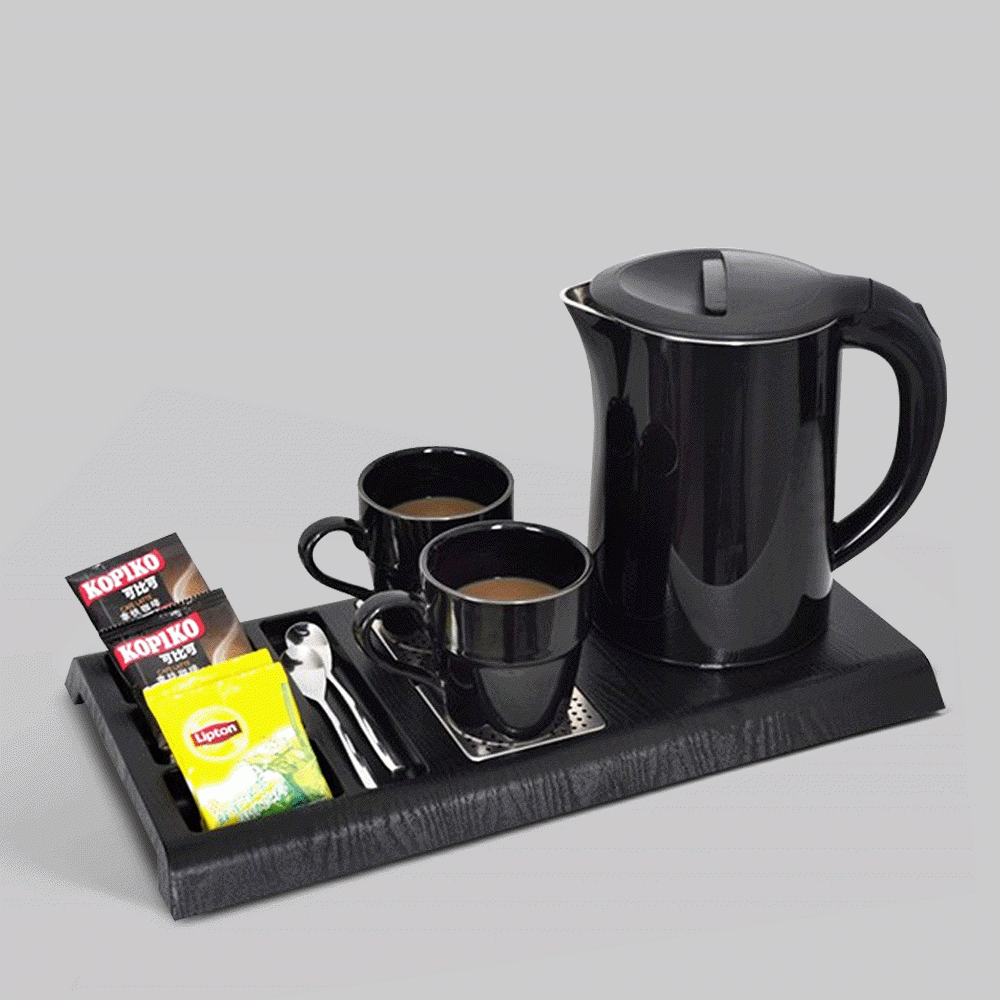 SKU: G-H1266BL KETTLE 1.2L WITH TRAY SET