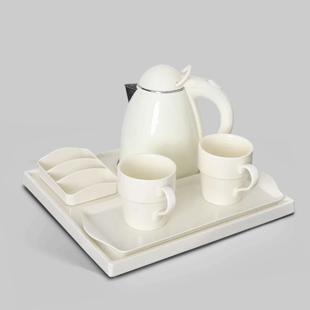 SKU: A-H0880S-IV KETTLE 0.8L WITH TRAY SET