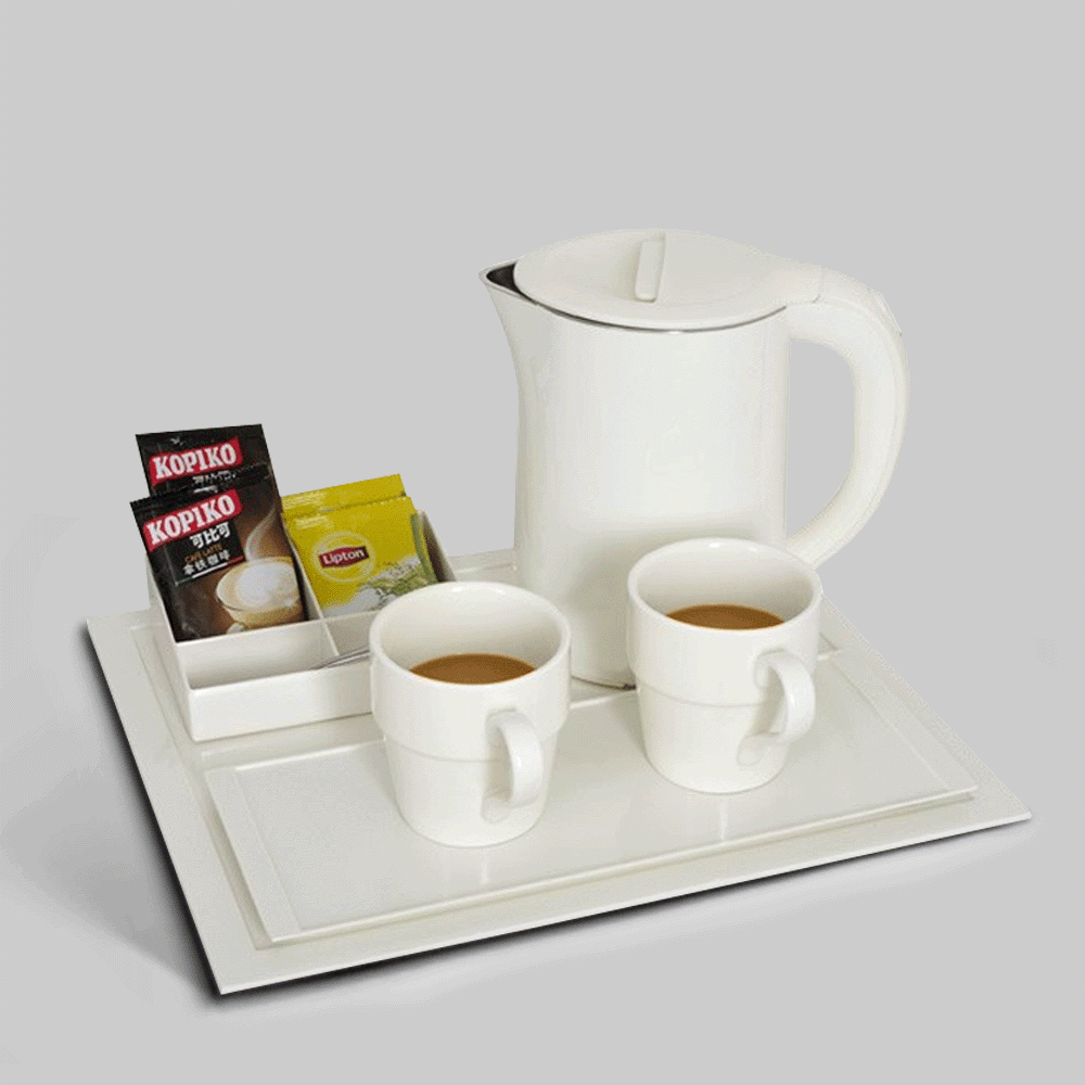 SKU: B-H1266IV KETTLE 1.2L WITH TRAY SET