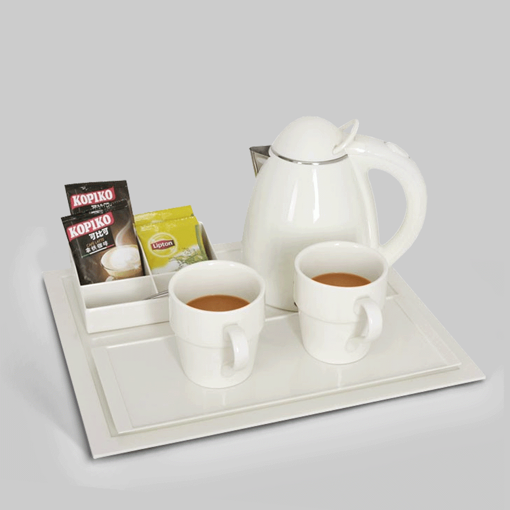 SKU: B-H0880S-IV KETTLE 0.8L WITH TRAY SET
