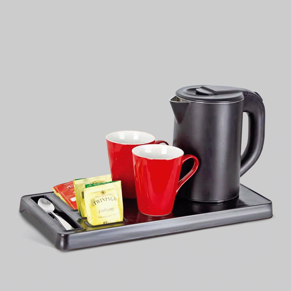 SKU: D-H1268 KETTLE 0.8L WITH TRAY SET