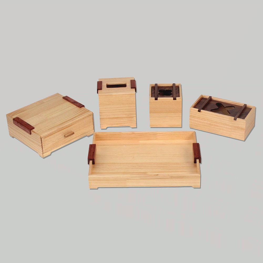 CL-9040 WOODEN HOTEL AMENITIES 5pcs