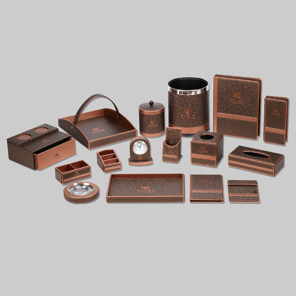 CL-9038 PU LEATHER HOTEL AMENITIES 16pcs