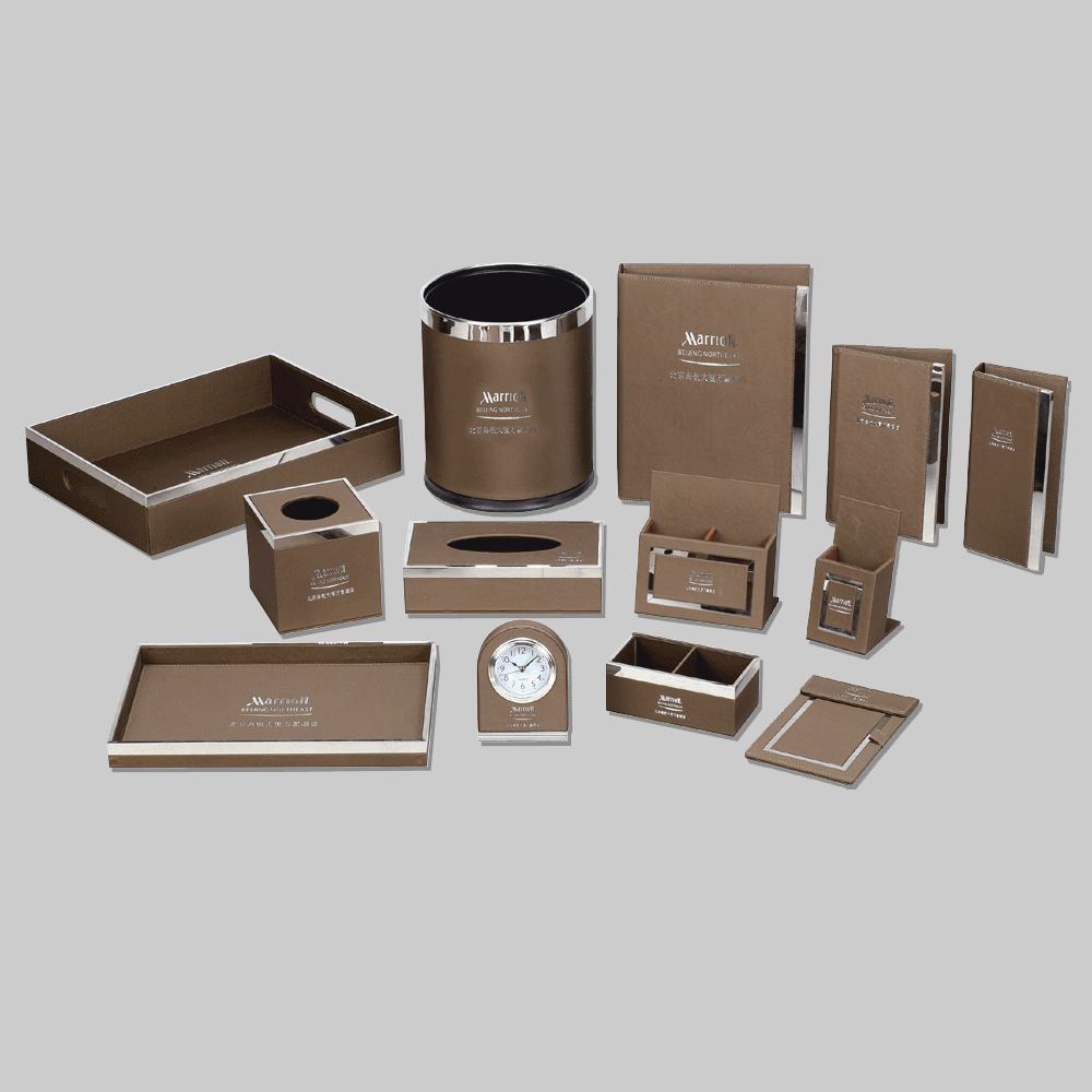 CL-9076 PU LEATHER HOTEL AMENITIES 13pcs