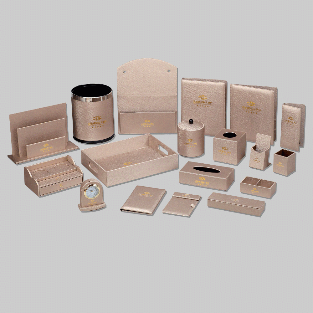 CL-9088 PU LEATHER HOTEL AMENITIES 18pcs