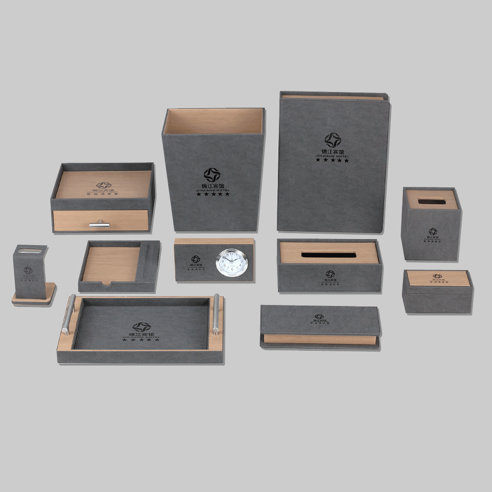 CL-9173 PU LEATHER HOTEL AMENITIES 11pcs