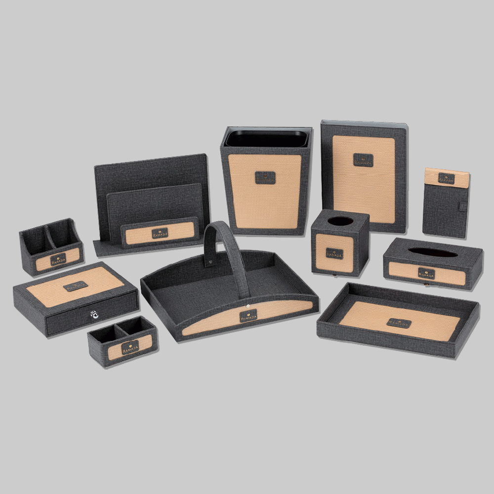 CL-9098 PU LEATHER HOTEL AMENITIES 11pcs