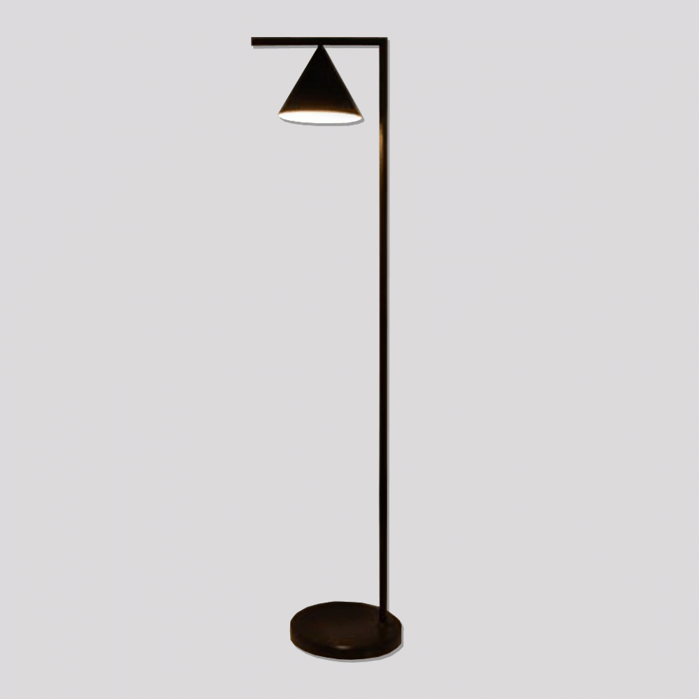 FL-03BL METAL FLOOR LAMP - BLACK