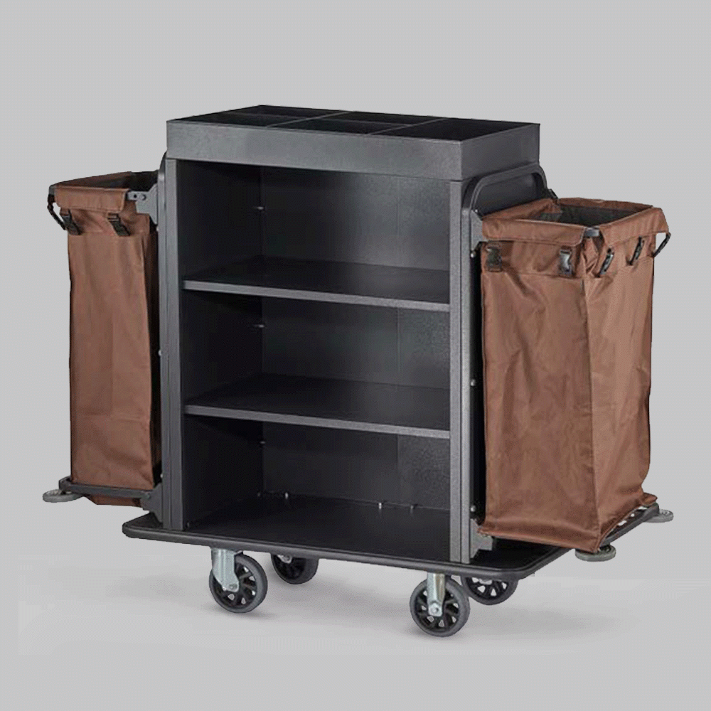 SKU: C-82A HOUSEKEEPING TROLLEY WITH 2 LAUNDRY BAGS