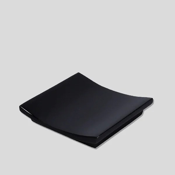 HS-AC-101 ACRYLIC SOAP DISH - BLACK