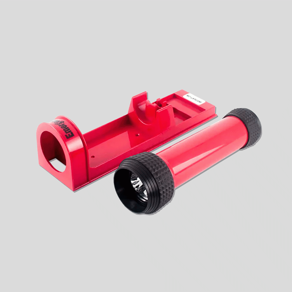 HSF-03RED LED ANTI-FALL FLASHLIGHT WALL MOUNTED - RED