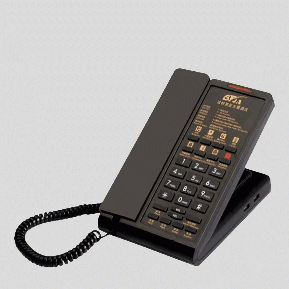 SN-0016ACBL TELEPHONE FOR HOTEL ROOM – ACRYLIC BLACK