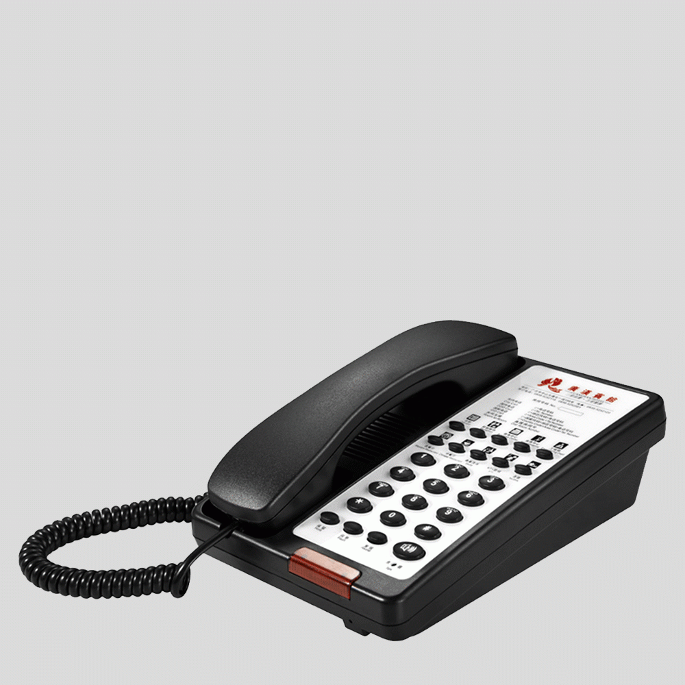 SN-0001B-BL TELEPHONE FOR HOTEL ROOM - BLACK