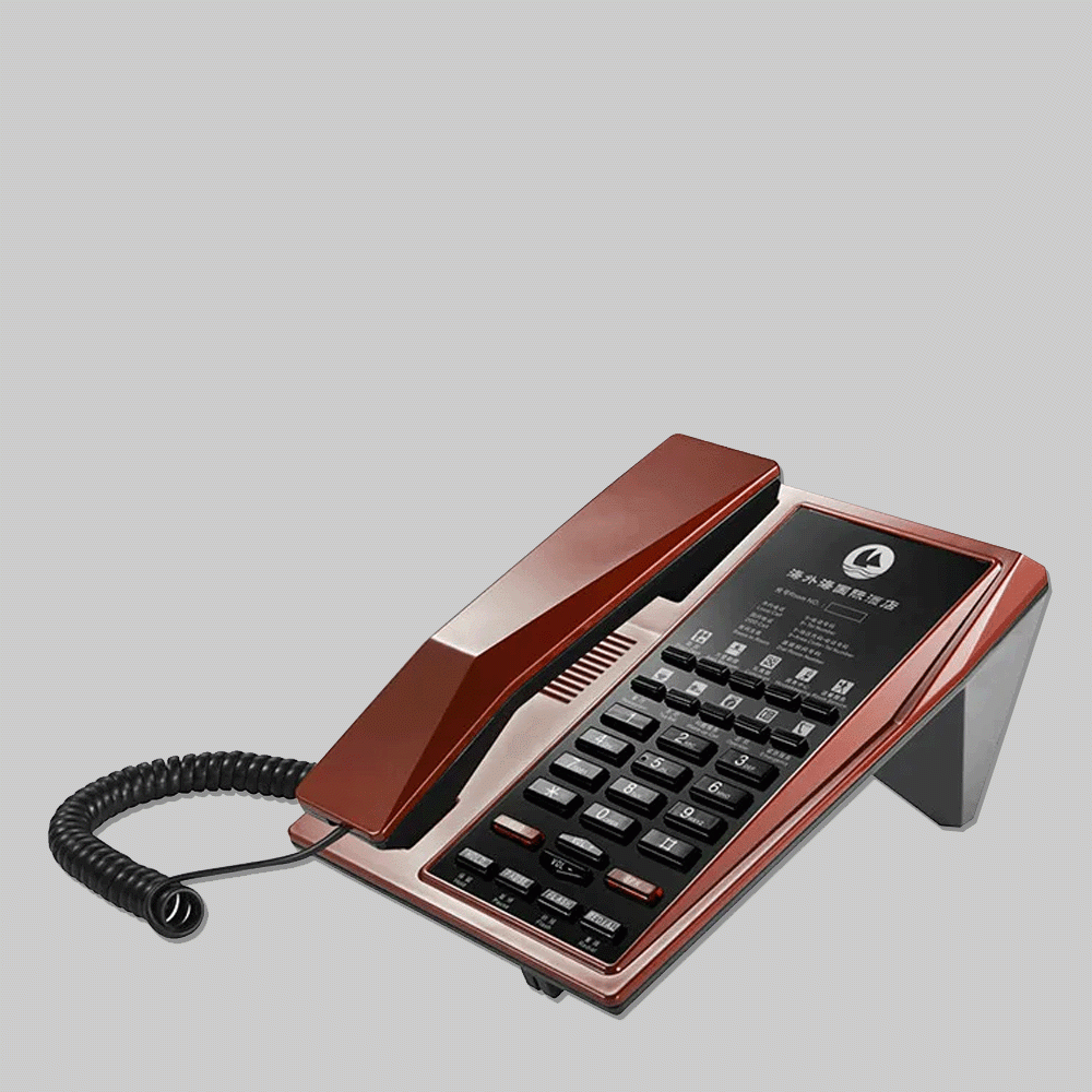 ACE-8901-RED TELEPHONE FOR HOTEL ROOM - RED