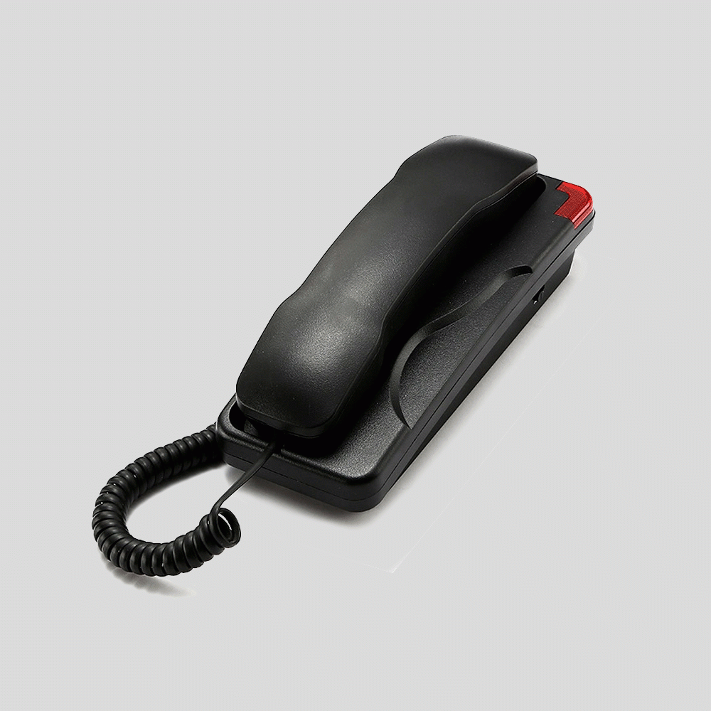 SN-0012BL TELEPHONE FOR HOTEL ROOM - BLACK