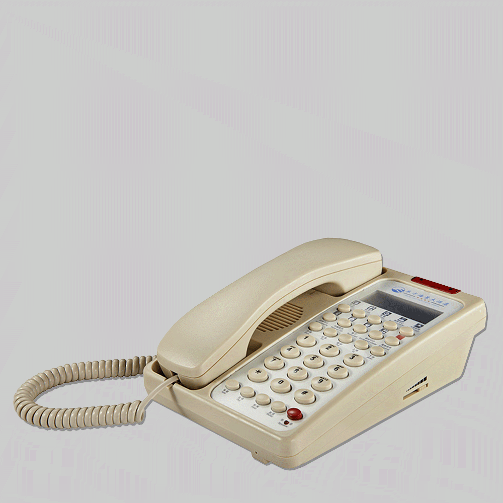 SN-0006BEIG TELEPHONE WITH DISPLAY FOR HOTEL ROOM - BEIGE