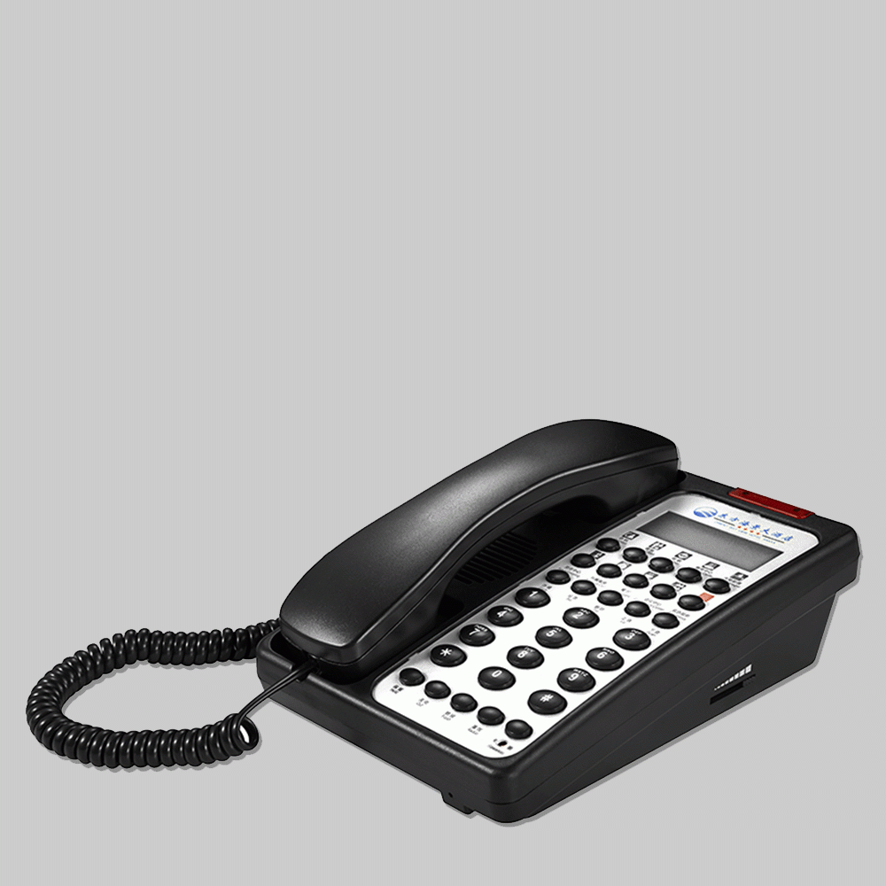 SN-0006BL TELEPHONE WITH DISPLAY FOR HOTEL ROOM - BLACK
